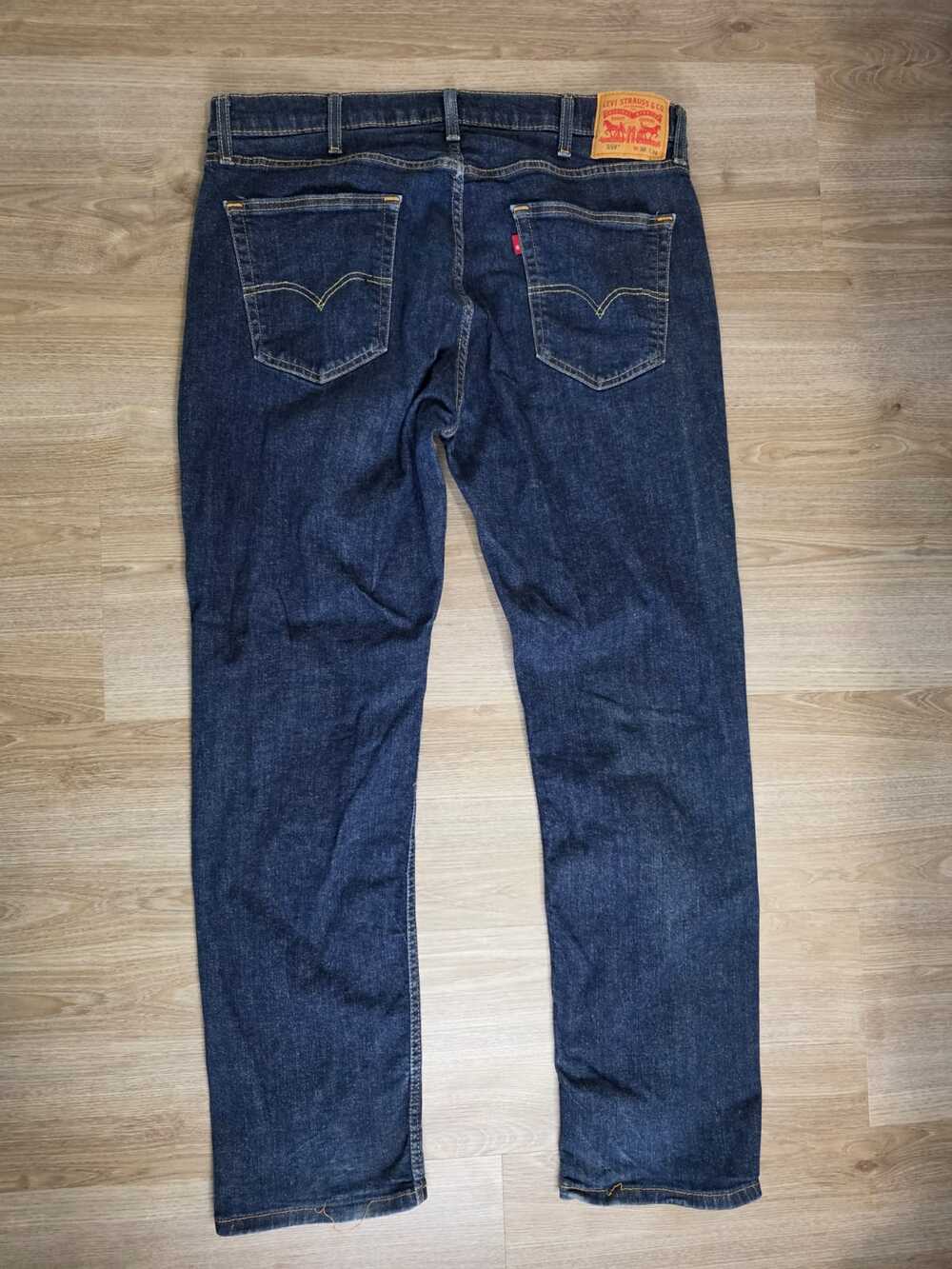 Levi's 559 Relaxed Straight Jeans Men's 38x34 Dark Wash Denim Blue Pants